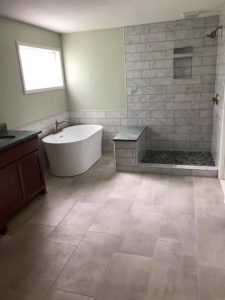 Antioch Porcelain Floor Tiles tile floor shower 225x300